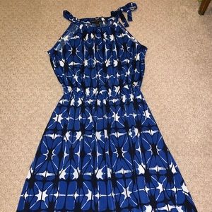 Tie dye effect dress